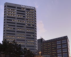 Securian Financial at sunset