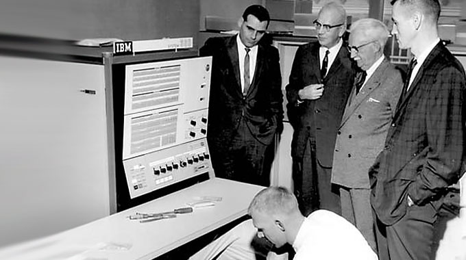 Our first IBM computer