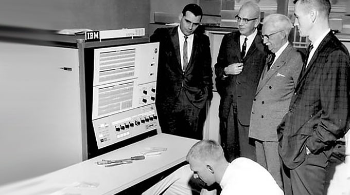 Our first IBM computer