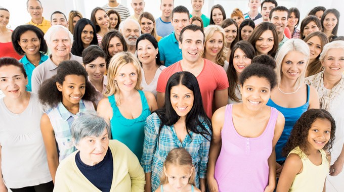 Group of diverse people